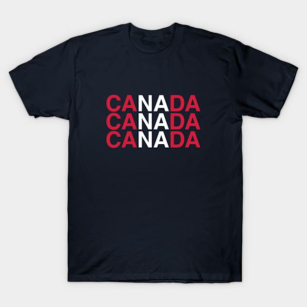 CANADA Flag T-Shirt by eyesblau